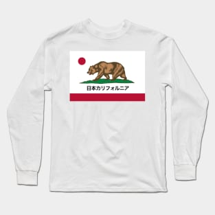 Alternate Japanese California flag Long Sleeve T-Shirt